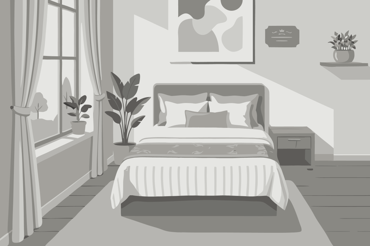 Doppelzimmer mit Terrasse und Gartenzugang